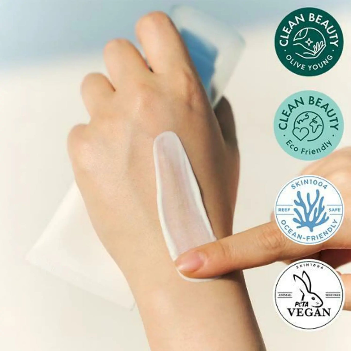 SKIN1004 Madagascar Centella Hyalu-Cica Water-Fit Sun SPF50+ Serum 50mL*2ea (Twin pack)